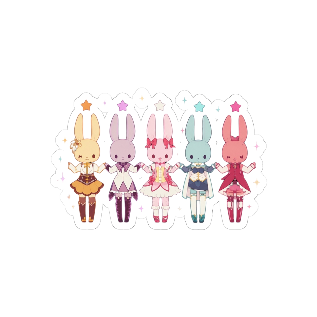 Puella Magi Bunny Magica Sticker | Puella Magi Madoka Magica - alternate angle 1, merchandise
