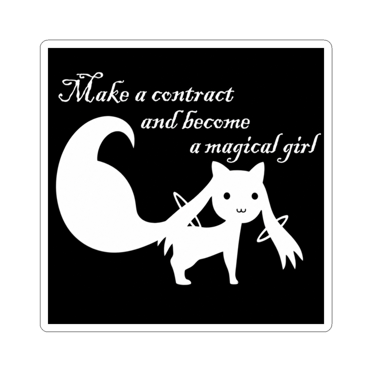 Kyubey Madoka Magica Sticker | Puella Magi Madoka Magica